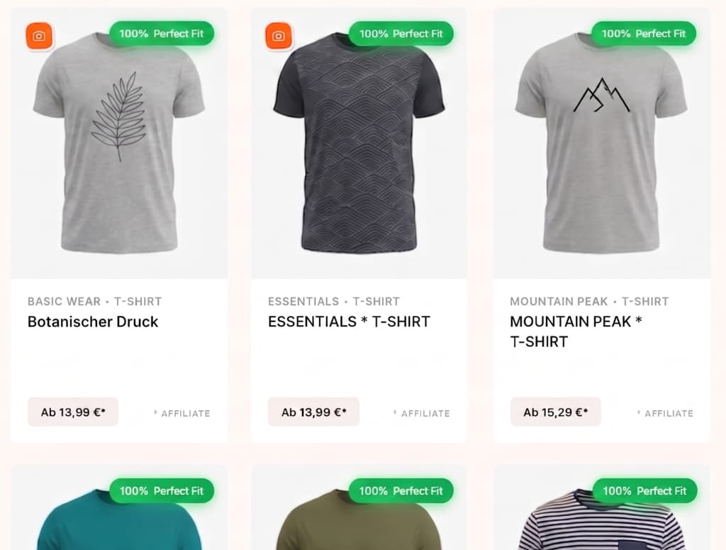 PassFuchs Shop mit Perfect Fit Match